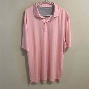 Johnnie-O Men's Pink Performance Golf Polo Shirt XL EUC